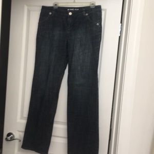 Michael Kors wide leg blue jeans size 10